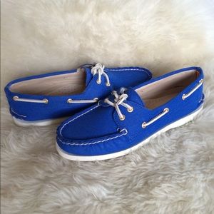 J Crew Sperry Topsider Violet Blue